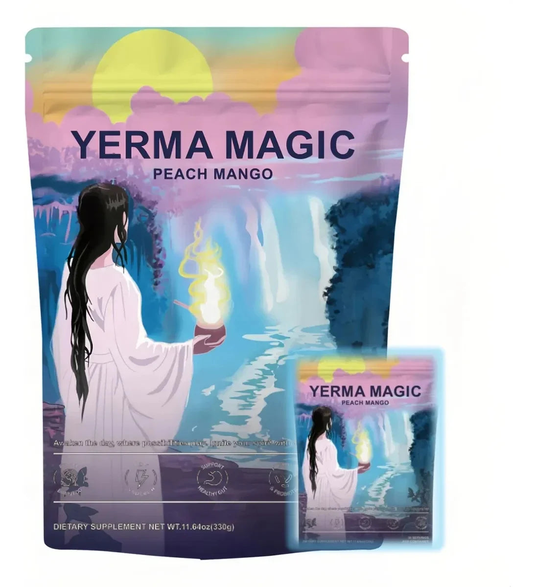 YERMA MAGIC Instant Yerba Mate Powder - Supports Energy, Gut Health