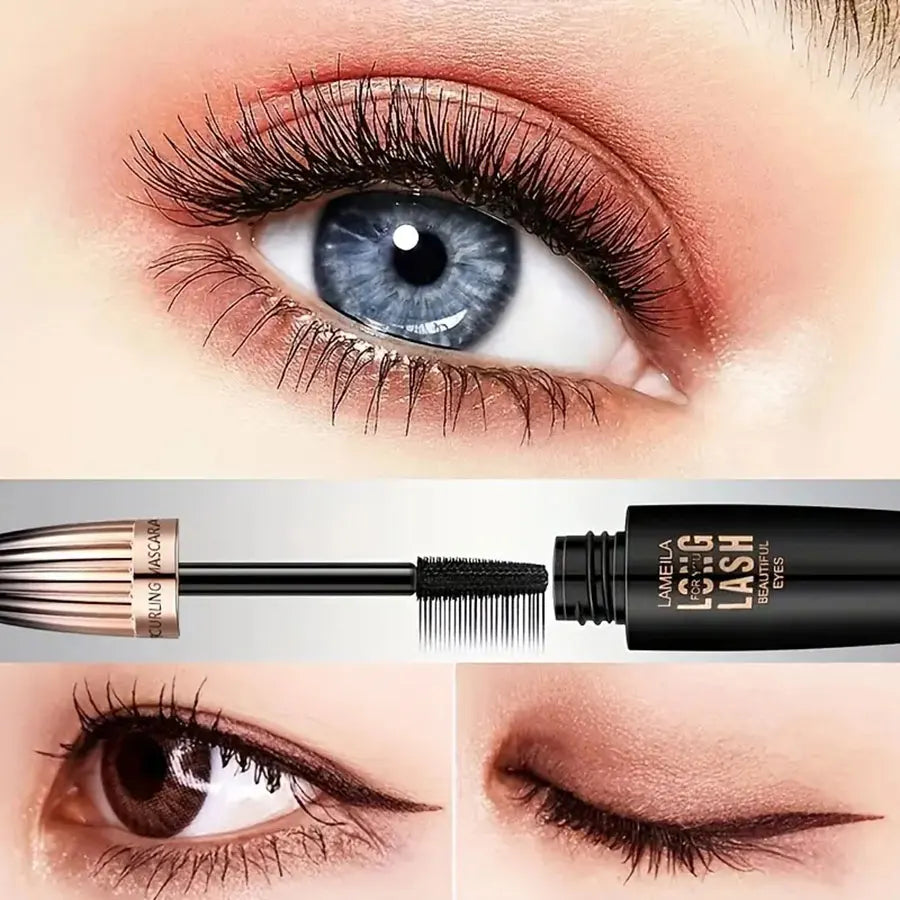 Transform Your Look with Our Waterproof 4D Mascara - Thick, Long, and Smudge-Proof for Stunning Eyes