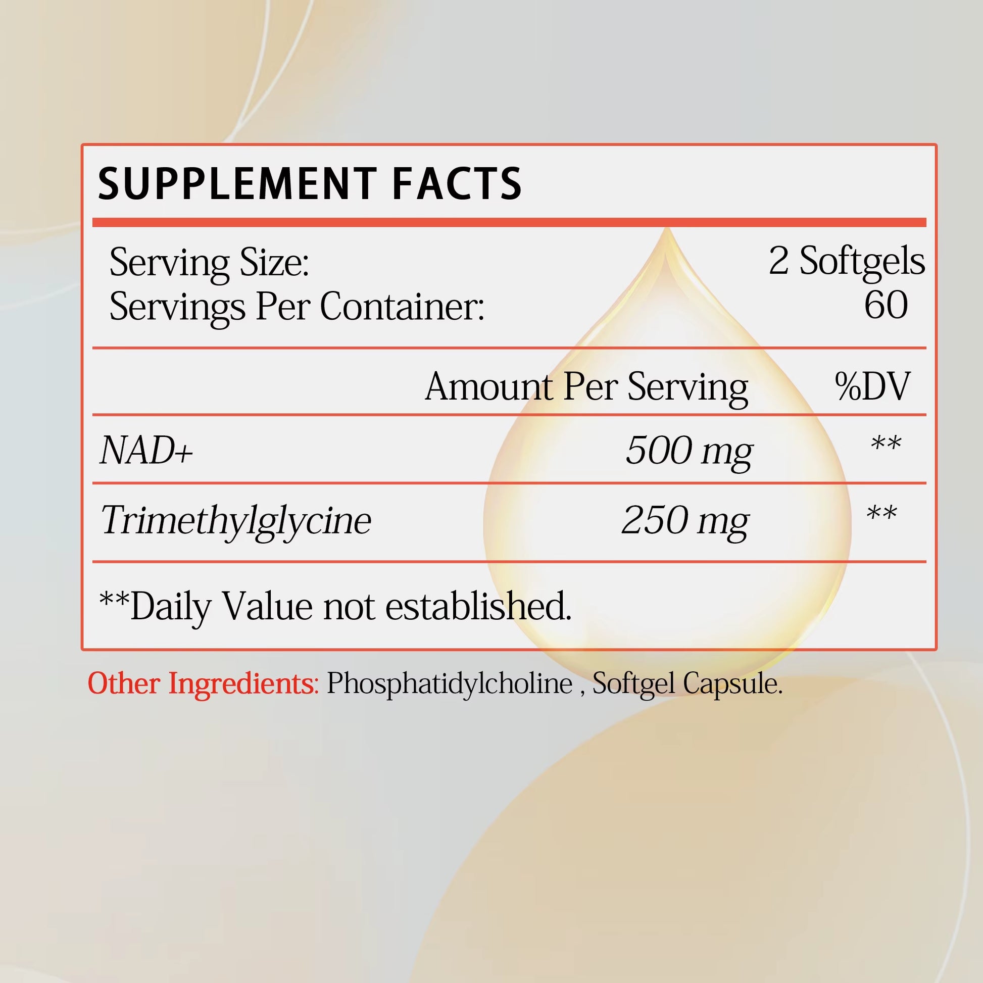 Liposomal NAD+ Capsules - Anti-Aging, Replenish Energy, Enhance Focus, Support Cellular Health - 120 Capsules