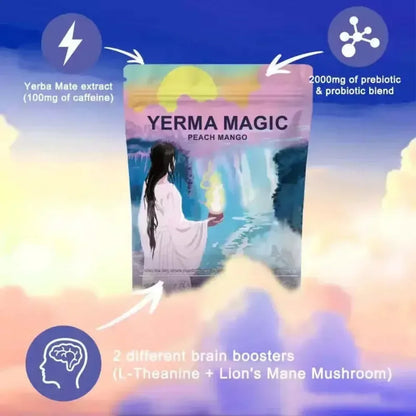 YERMA MAGIC Instant Yerba Mate Powder - Supports Energy, Gut Health